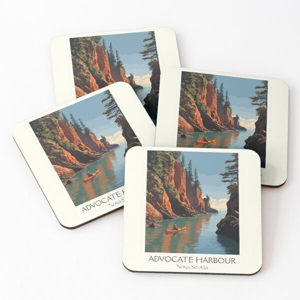 Item preview, Advocate Harbour Nova Scotia | Cape Chignecto Kayaking Art designed and sold by TuncGK.