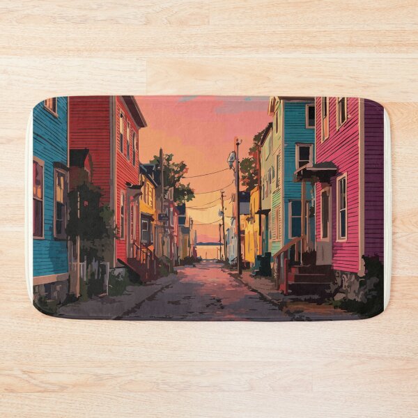 Item preview, Annapolis Royal Nova Scotia | Historic Town Street Scene Art designed and sold by TuncGK.