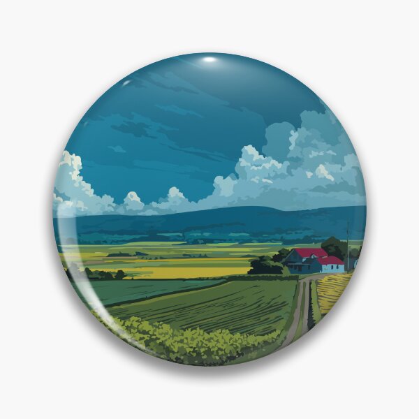 Item preview, Annapolis Valley Nova Scotia | Vineyard Scenery Art Print designed and sold by TuncGK.