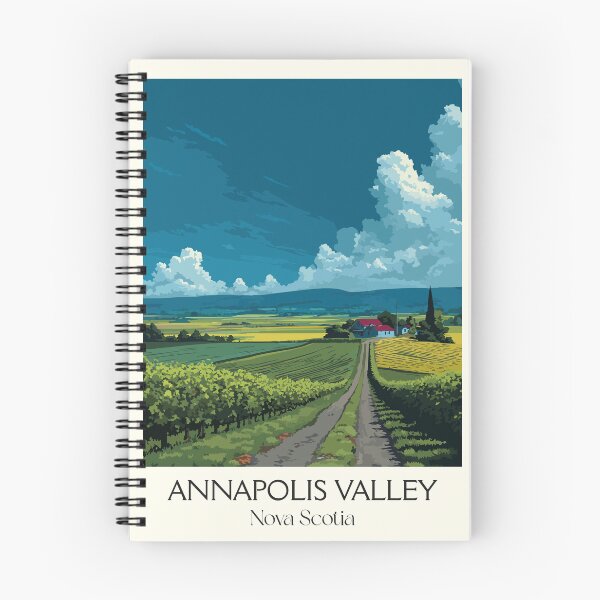 Item preview, Annapolis Valley Nova Scotia | Vineyard Scenery Art Print designed and sold by TuncGK.