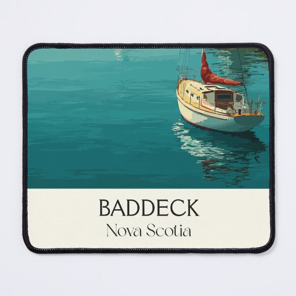 Item preview, Baddeck Nova Scotia | Bras d'Or Lake Sailing Harbour Art designed and sold by TuncGK.