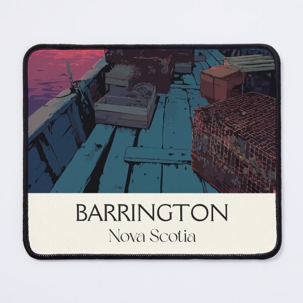 Item preview, Barrington Nova Scotia | Lobster Fishing Boat Sunset Art designed and sold by TuncGK.