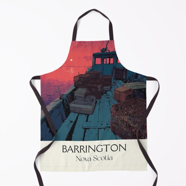 Item preview, Barrington Nova Scotia | Lobster Fishing Boat Sunset Art designed and sold by TuncGK.