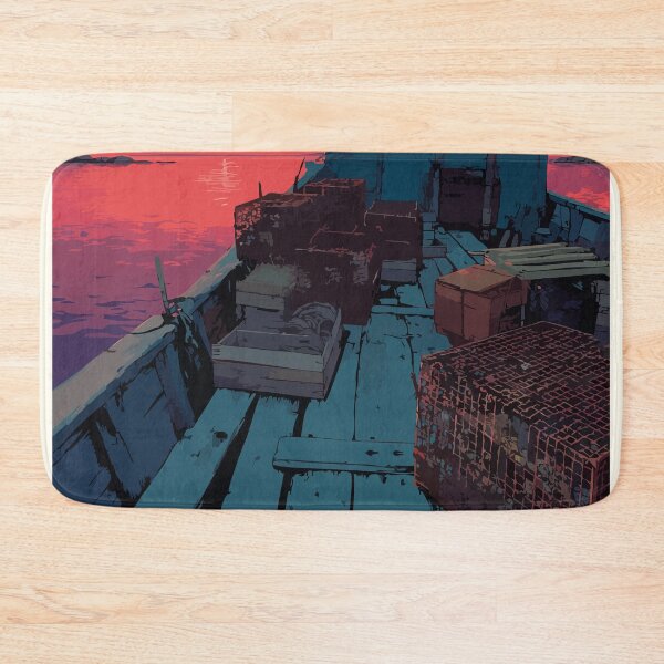 Item preview, Barrington Nova Scotia | Lobster Fishing Boat Sunset Art designed and sold by TuncGK.