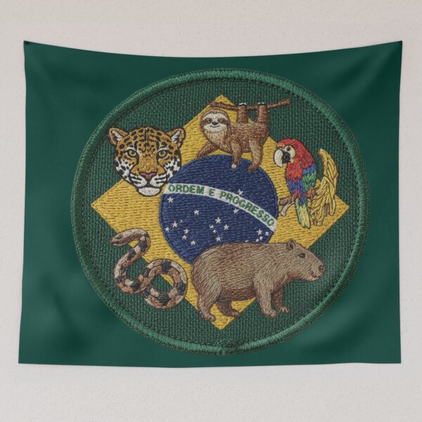 Item preview, Brooch Brazil designed and sold by Zazaismos.