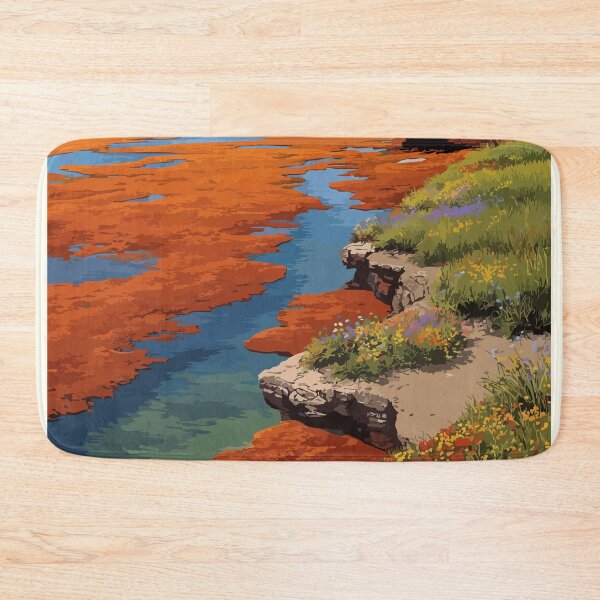 Item preview, Bay of Fundy Nova Scotia | Highest Tides Scenery Art Print designed and sold by TuncGK.