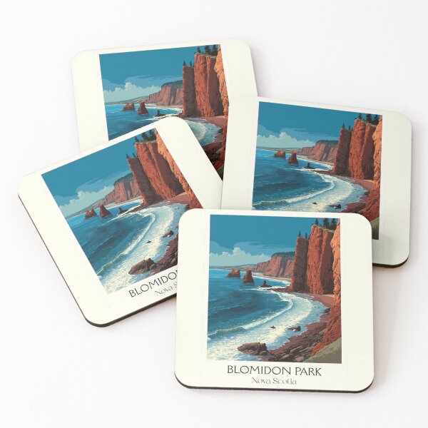 Item preview, Blomidon Park Nova Scotia | Minas Basin Red Cliffs Art designed and sold by TuncGK.