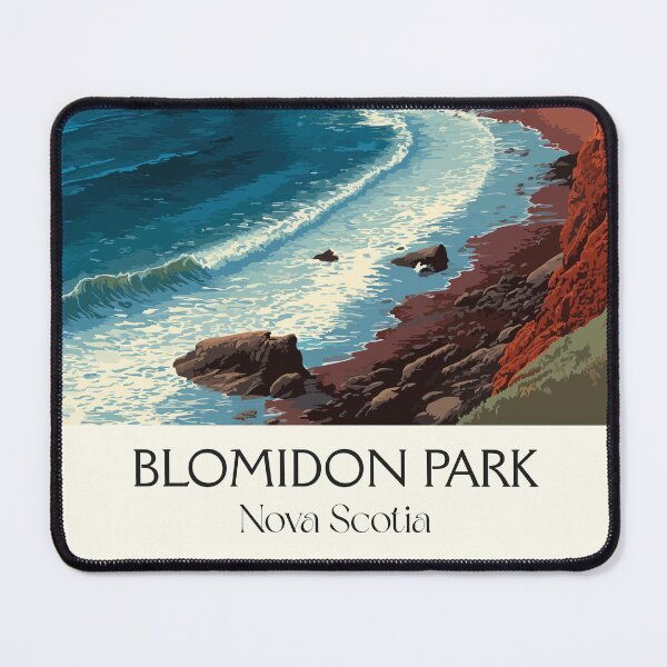 Item preview, Blomidon Park Nova Scotia | Minas Basin Red Cliffs Art designed and sold by TuncGK.