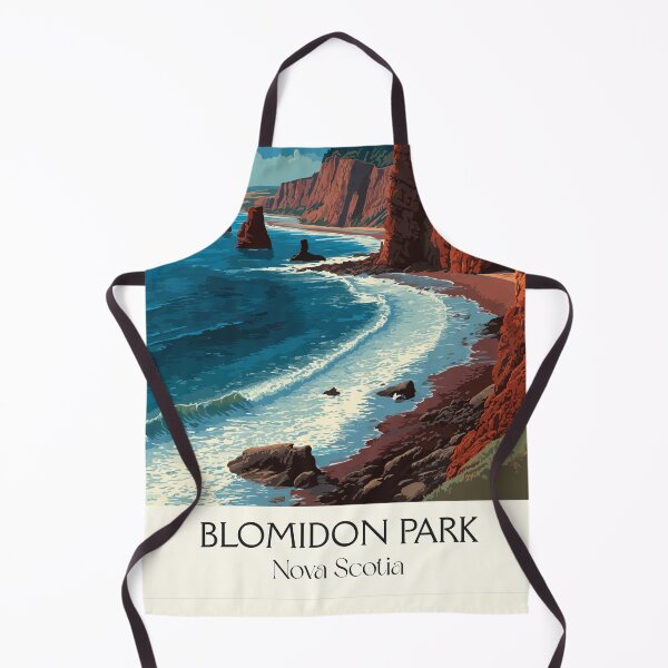 Item preview, Blomidon Park Nova Scotia | Minas Basin Red Cliffs Art designed and sold by TuncGK.