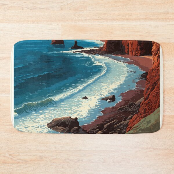 Item preview, Blomidon Park Nova Scotia | Minas Basin Red Cliffs Art designed and sold by TuncGK.