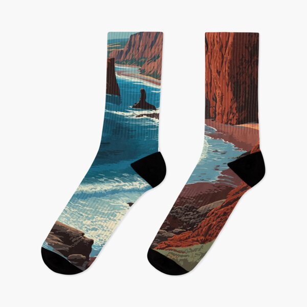 Item preview, Blomidon Park Nova Scotia | Minas Basin Red Cliffs Art designed and sold by TuncGK.