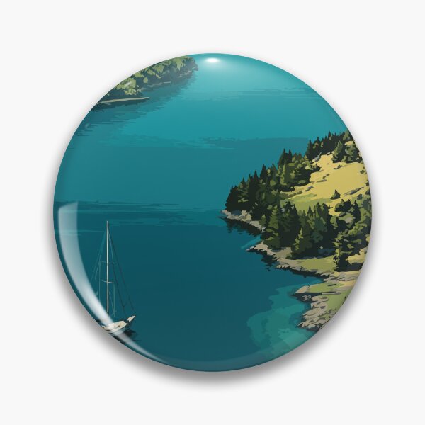 Item preview, Bras d'Or Lake Nova Scotia | Cape Breton Inland Sea Art designed and sold by TuncGK.