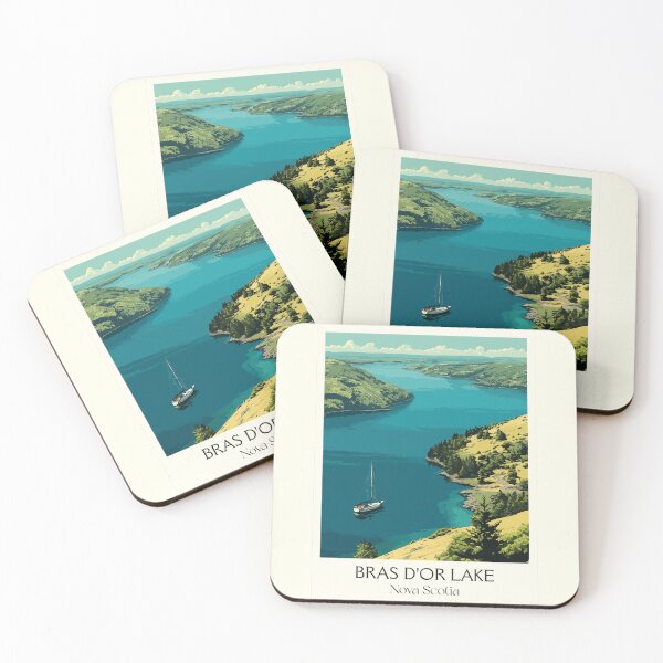 Item preview, Bras d'Or Lake Nova Scotia | Cape Breton Inland Sea Art designed and sold by TuncGK.