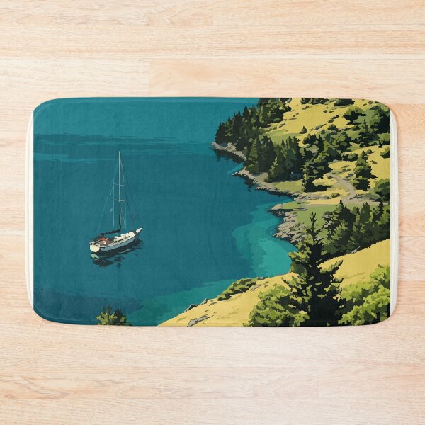 Item preview, Bras d'Or Lake Nova Scotia | Cape Breton Inland Sea Art designed and sold by TuncGK.