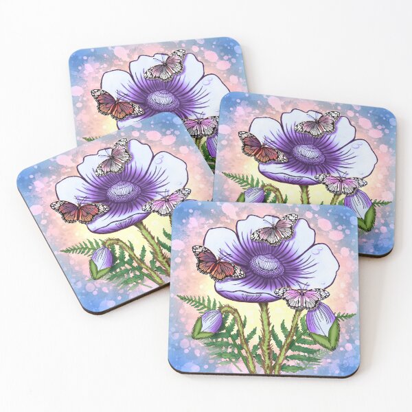 Item preview, Butterfly Purple Poppy designed and sold by artmuvz.