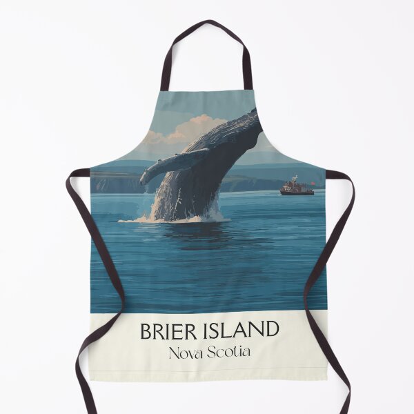 Item preview, Brier Island Nova Scotia | Humpback Whale Watching Art designed and sold by TuncGK.