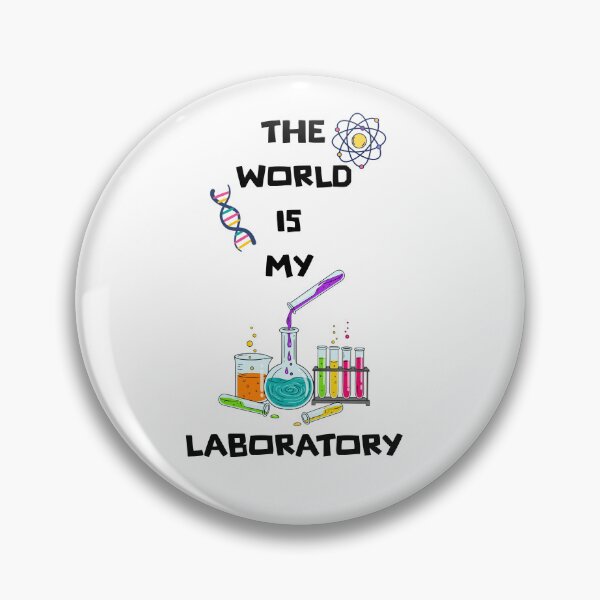 Item preview, The world is my laboratory, science designed and sold by digitalbitcraft.