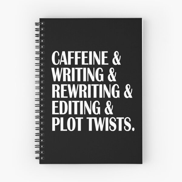 Item preview, Writer Life: Caffeine Writing and Plot Twists designed and sold by humnoo.