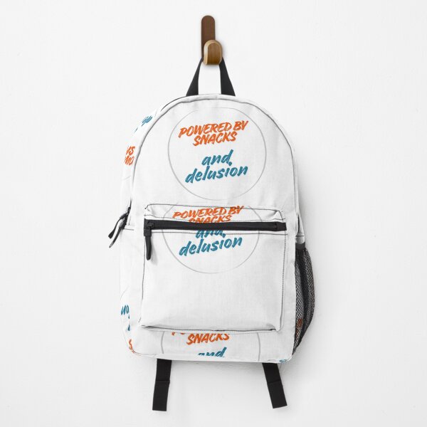 Item preview, Powered by Snacks and Delusion Quote designed and sold by SloganSauce.