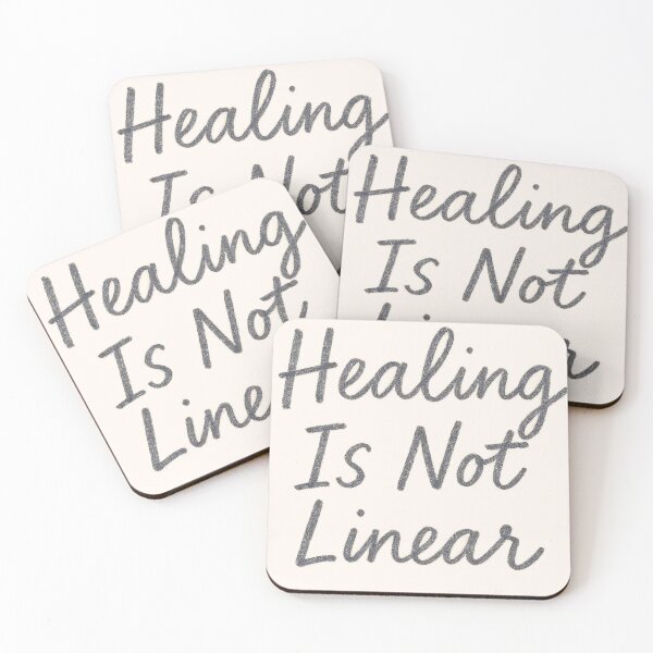 Item preview, Healing Is Not Linear – Chalkboard Edition designed and sold by BROHLine Studio.