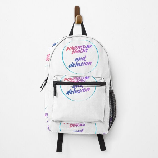 Item preview, Powered by Snacks and Delusion Quote fun designed and sold by SloganSauce.
