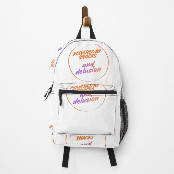 Item preview, Powered by Snacks and Delusion Quote cool designed and sold by SloganSauce.