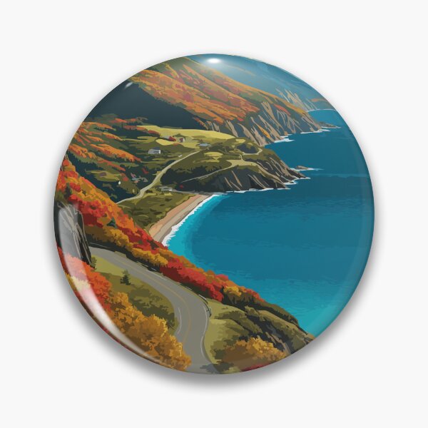 Item preview, Cabot Trail Nova Scotia | Cape Breton Scenic Drive Art designed and sold by TuncGK.