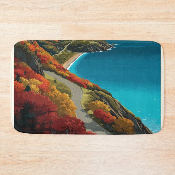 Item preview, Cabot Trail Nova Scotia | Cape Breton Scenic Drive Art designed and sold by TuncGK.