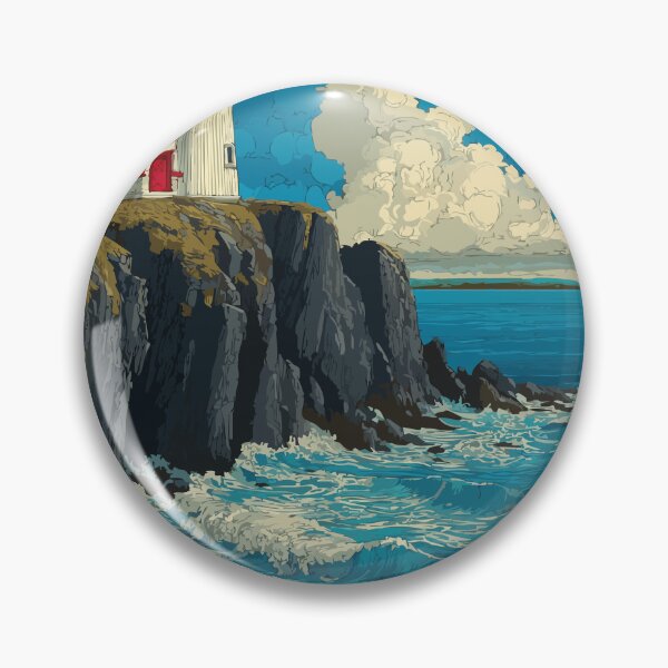 Item preview, Cape d'Or Nova Scotia | Fundy Lighthouse Scenery Art designed and sold by TuncGK.