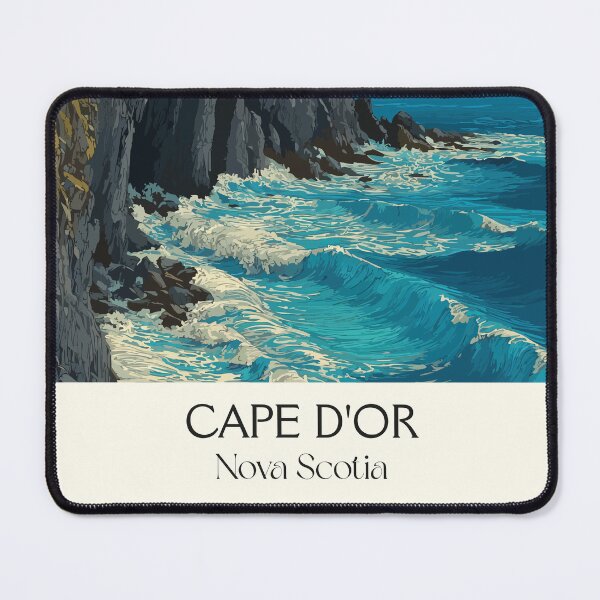 Item preview, Cape d'Or Nova Scotia | Fundy Lighthouse Scenery Art designed and sold by TuncGK.