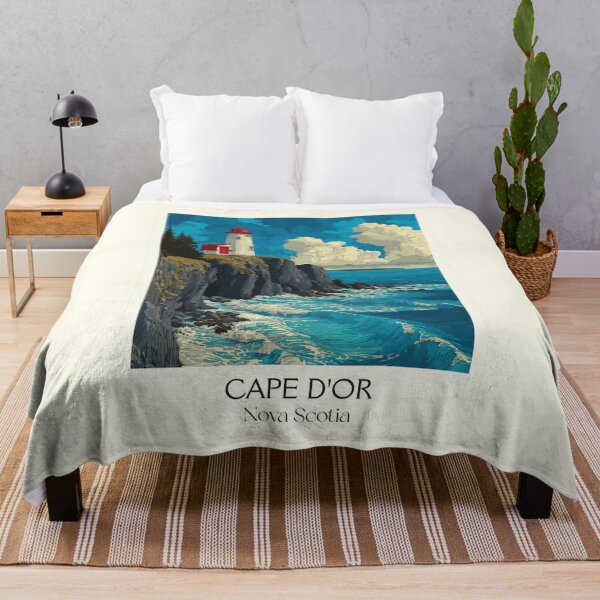 Item preview, Cape d'Or Nova Scotia | Fundy Lighthouse Scenery Art designed and sold by TuncGK.