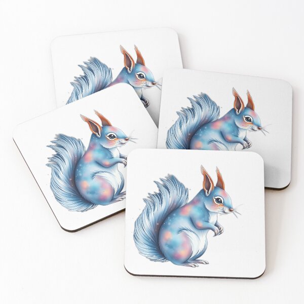 Item preview, Galaxy Vegan Squirrel Watercolor Art designed and sold by sharon1210.