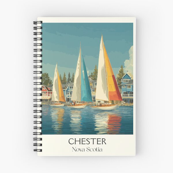 Item preview, Chester Nova Scotia | South Shore Sailing Regatta Art Print designed and sold by TuncGK.