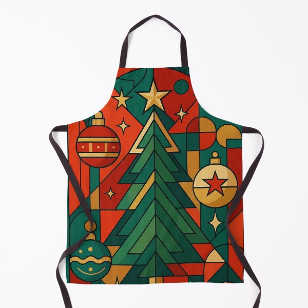 Item preview, Art Deco Christmas Tree: Festive and Geometric Mosaic designed and sold by JonelleTshirts.