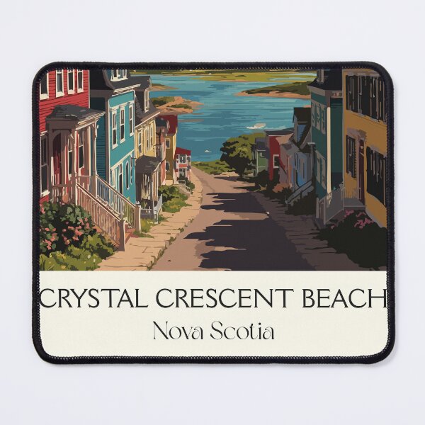Item preview, Crystal Crescent Beach NS | Halifax White Sand Beach Art designed and sold by TuncGK.