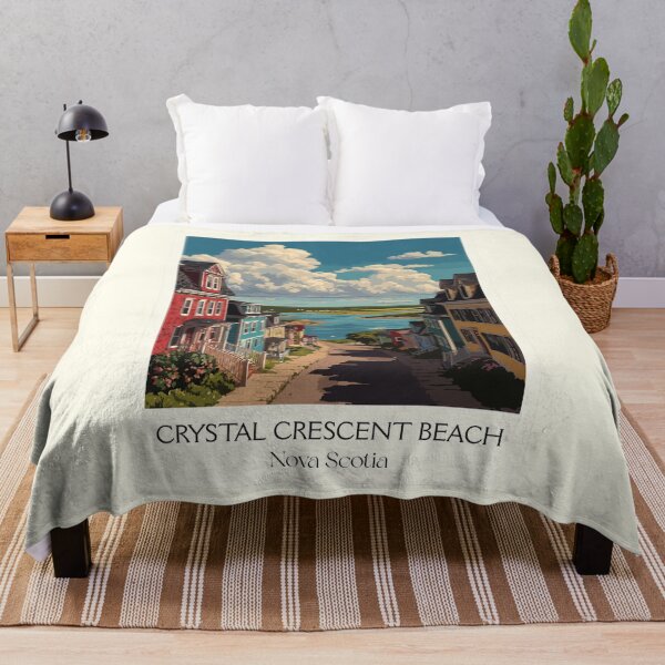 Item preview, Crystal Crescent Beach NS | Halifax White Sand Beach Art designed and sold by TuncGK.
