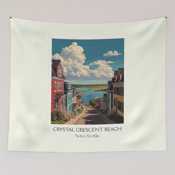 Item preview, Crystal Crescent Beach NS | Halifax White Sand Beach Art designed and sold by TuncGK.