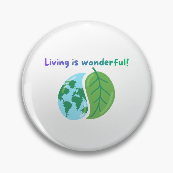 Item preview, Living is wonderful! designed and sold by CreatedForUs.