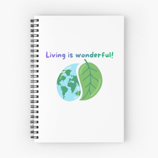 Item preview, Living is wonderful! designed and sold by CreatedForUs.