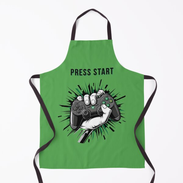 Item preview, "Press Start" Gaming Controller Art designed and sold by InkWeaveShop.