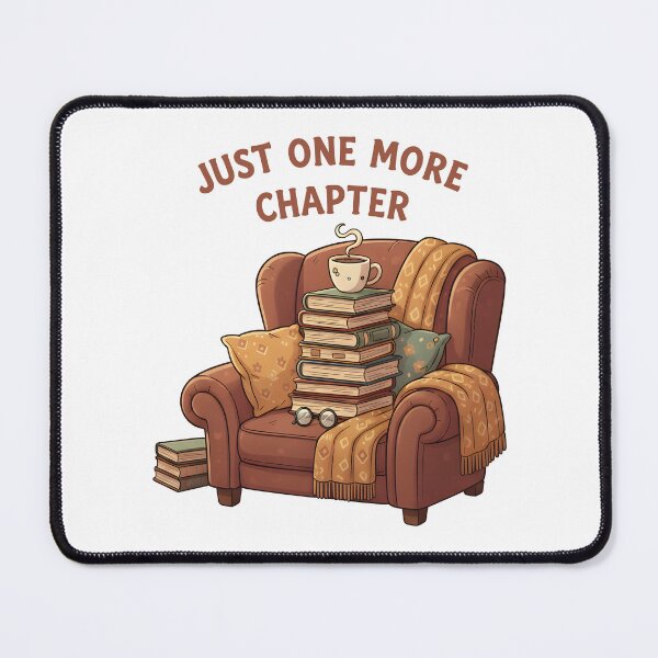 Item preview, Just One More Chapter - Cozy reading chair with books designed and sold by Fuechse.