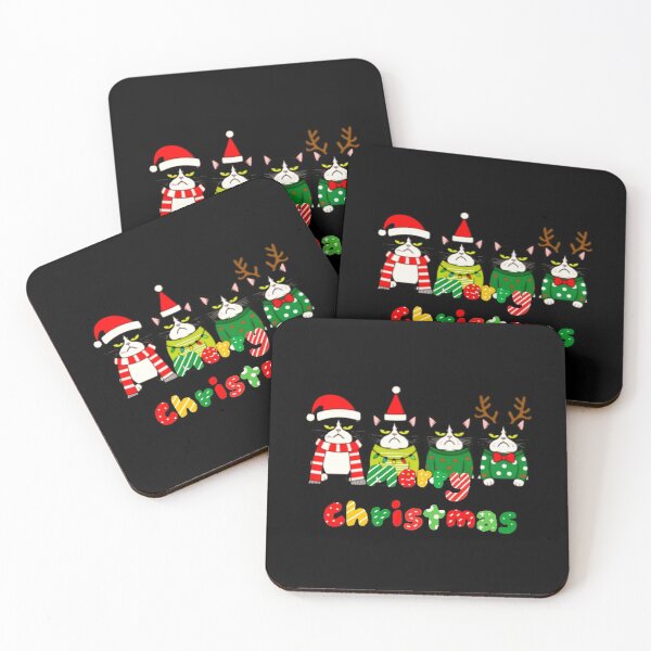 Item preview, MERRY CHRISTMAS CAT designed and sold by Pabhas.