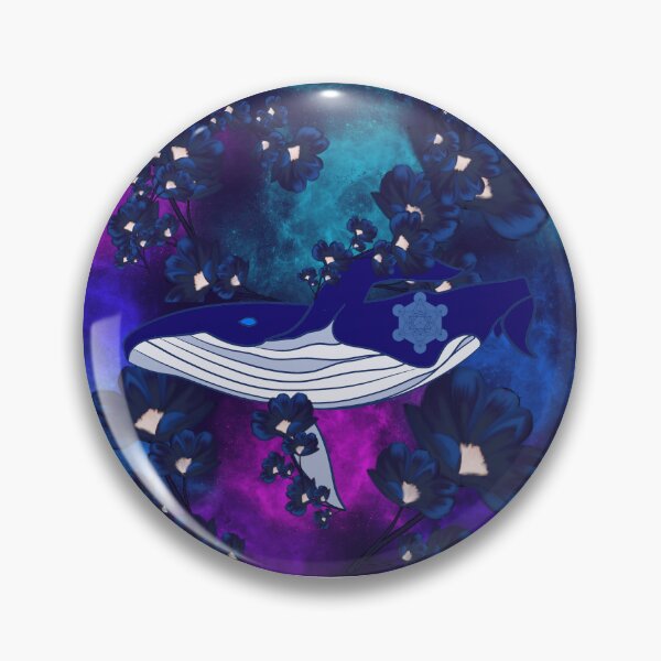 Item preview, Cosmic Whale & Metatron's Flower designed and sold by Herami.