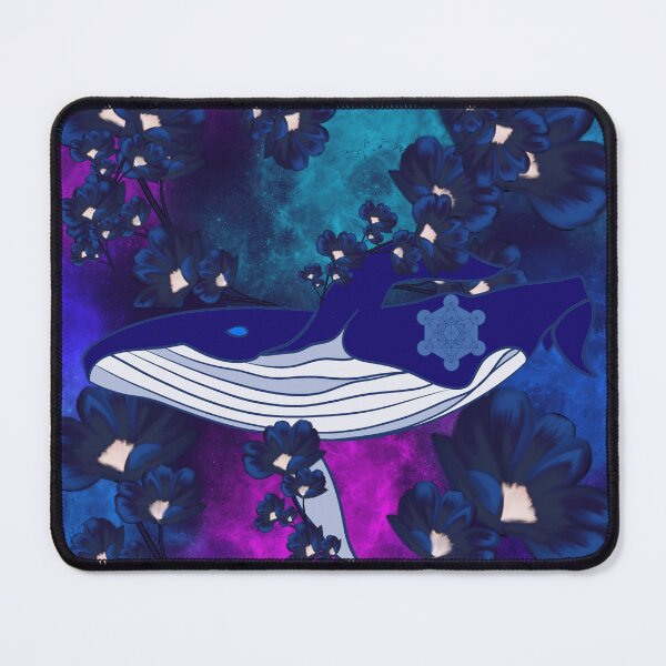 Item preview, Cosmic Whale & Metatron's Flower designed and sold by Herami.