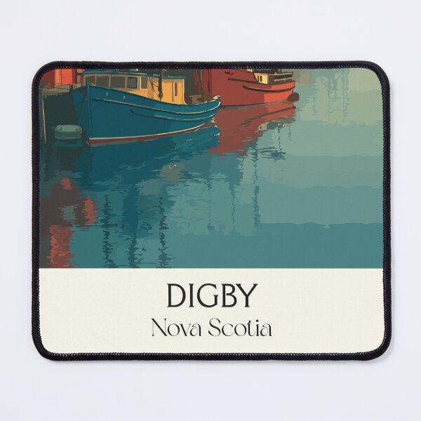 Item preview, Digby Nova Scotia | Scallop Fleet Harbour Art Print designed and sold by TuncGK.