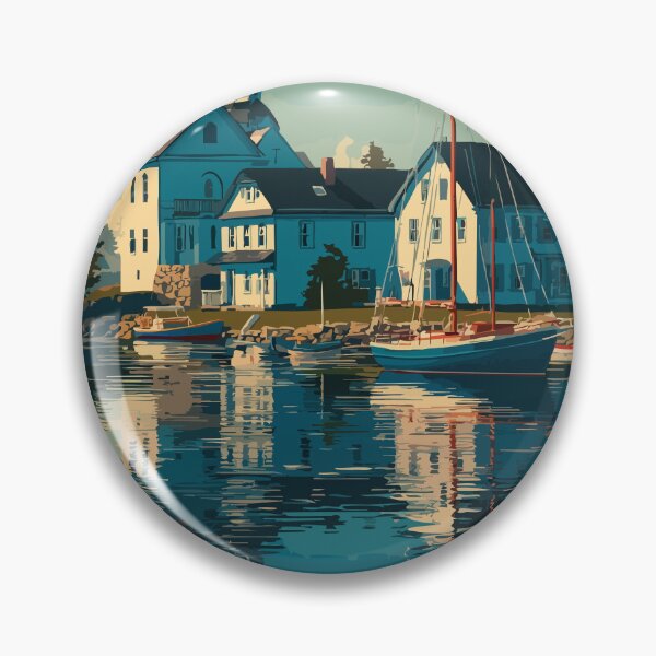 Item preview, Guysborough Nova Scotia | Chedabucto Bay Harbour Art designed and sold by TuncGK.