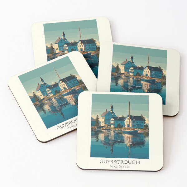 Item preview, Guysborough Nova Scotia | Chedabucto Bay Harbour Art designed and sold by TuncGK.