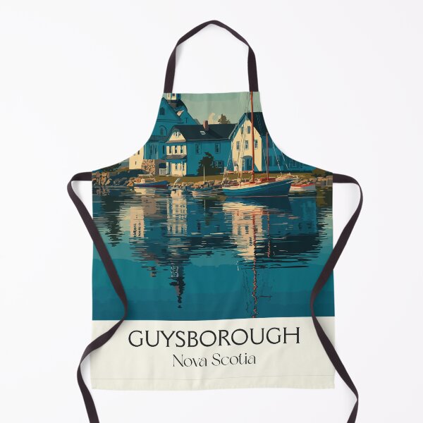 Item preview, Guysborough Nova Scotia | Chedabucto Bay Harbour Art designed and sold by TuncGK.