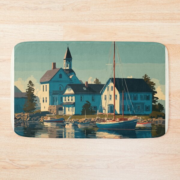 Item preview, Guysborough Nova Scotia | Chedabucto Bay Harbour Art designed and sold by TuncGK.