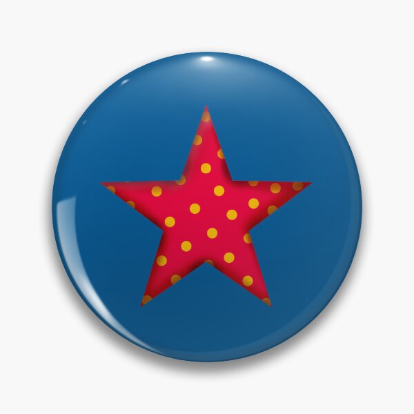 Item preview, Red star with dots designed and sold by Dancesevillanas.